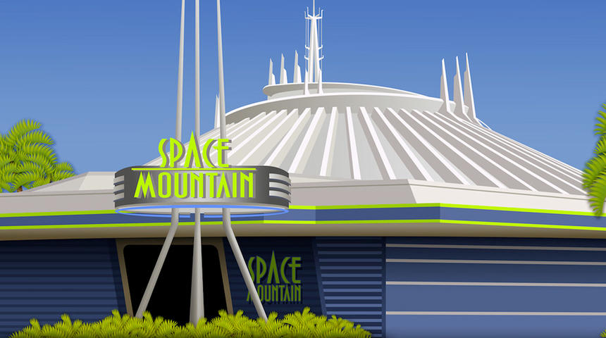 Disney réalise un film basé sur son manège Space Mountain
